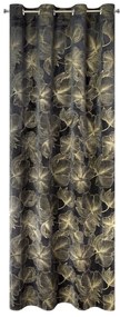 ZATEMŇOVACÍ ZÁVES NA KRÚŽKOCH STELLA 140X250 CM VZOROVANÁ