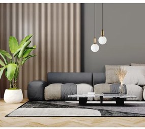 ITALUX PND-02340-1M-BRO - Luster na lanku ALDEVA 1xE27/40W/230V čierna/bronz