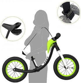 RoyalBaby Odrážadlo 12 palcov  PONY s hliníkovým rámom RO0131 modré