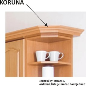 Potravinová kuchynská skriňa Lonicera MDF klasik S40/210/57 (P). Vlastná spoľahlivá doprava až k Vám domov. 1015941