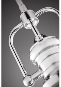 Jupiter 2071 - Luster na tyči PLATINO 1xE27/15W/230V zelená/lesklý chróm