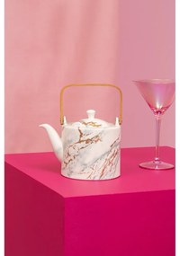 Biela porcelánová kanvica na čaj 800 ml Luxe – Premier Housewares
