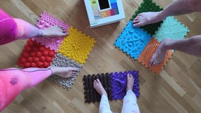 OrtoNature Masážne ortopedické podložky súprava 6 ks - Sladká matematika