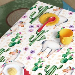 Manufakturer -  Lama a kaktus akvarelový nábytok fóliovaný detská izba