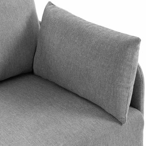 Sedačka Ziden 2-miestna látka - svetlosivá