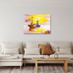 Obraz - Maľba loďou (70x50 cm)