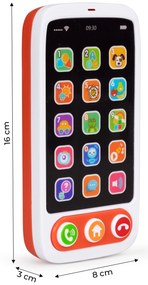 WELLHOX Dotykový interaktívny smartfón pre deti
