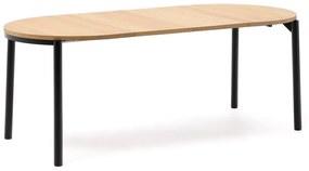 Rozkladací jedálenský stôl s doskou v dubovom dekore v prírodnej farbe 90x120 cm Montuiri – Kave Home