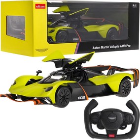 RC auto Aston Martin Valkyrie AMR Pro 1:14 RASTAR zelené na diaľkové ovládanie