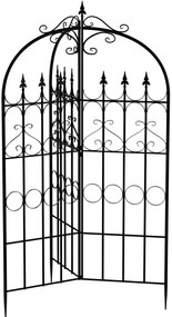 Mriežka na popínavé rastliny Flowton - čierna