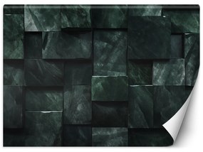 Gario Fototapeta Zelené betónové kocky Materiál: Vliesová, Rozmery: 200 x 140 cm