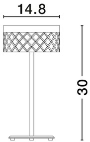 Retro stolová lampa Bion