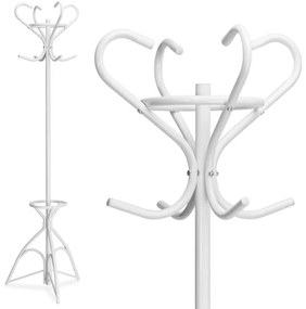 Stojanový vešiak LIVIO biely