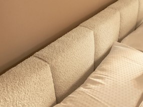 Čalúnená posteľ Ubipra Boucle, Rozmer postele: 140x200, Farby: Abriamo 04