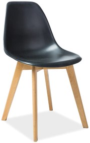 Jedálenská stolička DEBRA Farba: čierna,