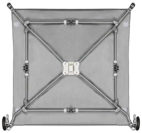 Lionelo - Hracia ohrádka MILLE sivá/zelená