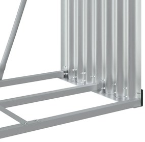 Držiak na polená antracitový 80x45x120 cm pozinkovaná oceľ