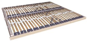 TEXPOL DOUBLE VÝKLOP NOŽNÝ (lamelový rošt) Rozmer: 195 x 200 cm