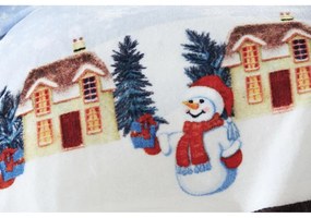 Deka s vianočným motívom s prímesou bavlny 150x200 cm – Mila Home
