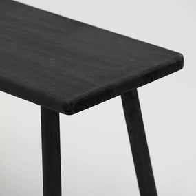 House Doctor Drevená lavica /stolička NADI 81 cm čierna