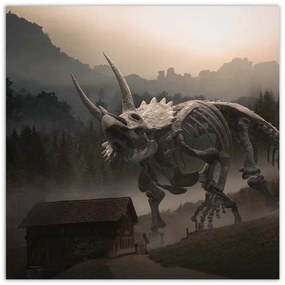Gario Obraz na plátne Posledný dinosaurus - Zehem Chong Rozmery: 30 x 30 cm