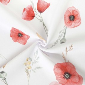 Goldea teflónová látka na obrusy - vlčie maky 160 cm