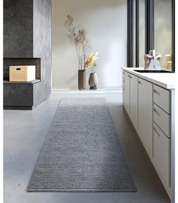 Sivý ručne tkaný vlnený behúň 80x200 cm Francois – Villeroy&amp;Boch