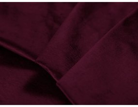 Tmavočervená zamatová rozkladacia pohovka Milo Casa Luca