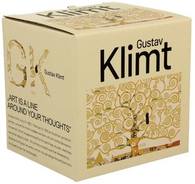 Porcelánový hrnček Klimt Ecru Tree Of Life 350 ml