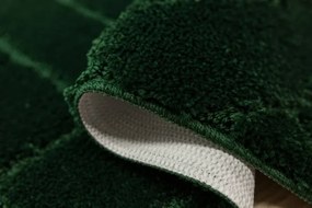 Kúpeľňový koberček Lotus fľaškovo zelený, tehla