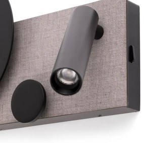 FARO 20066 - LED Stmievateľná nástenná lampička KLEE LED/10W/230V + LED/3W ľavá