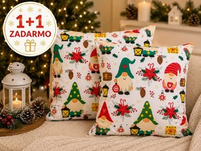 INTERMEDIC SK Obliečka na vankúš Farební škriatkovia 40x40 cm – 1+1 ZADARMO
