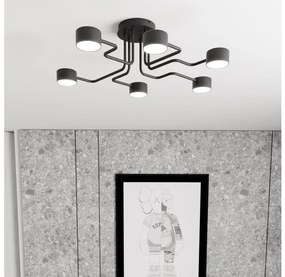 Luster na tyči KURAGE 6xGX53/12W/230V čierna