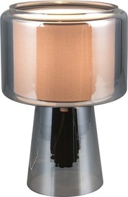 Sivá stolová lampa (výška 29 cm) Rocka – Trio