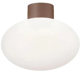 Ideal Lux - Vonkajšie stropné svietidlo CLIO 1xE27/42W/230V IP44 hnedá 326795