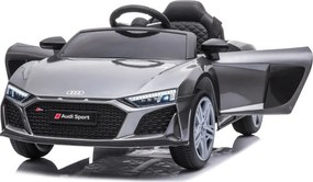 LEAN CARS Elektrické autíčko Audi R8 Lift A300 strieborné