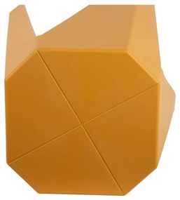 Plastová stolička v horčicovej farbe Cherish – Leitmotiv