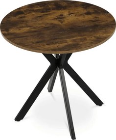 Jedálenský stôl HT-F4108 staré drevo / čierny