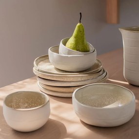 Béžové taniere v súprave 2 ks z kameňa ø 20 cm Sand Grain – Mette Ditmer Denmark