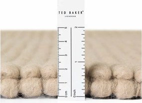 Béžový ručne tkaný vlnený okrúhly koberec ø 200 cm Richmond Diana – Ted Baker