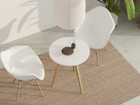 Konferenčný stolík v škandinávskom štýle 40 cm - biely