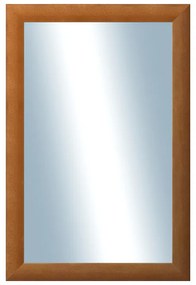 DANTIK - Zrkadlo v rámu, rozmer s rámom 40x60 cm z lišty LEDVINKA svetlo hnedá (1440)