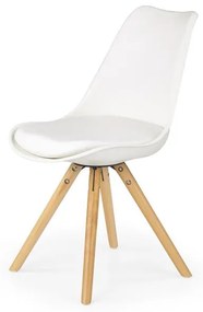 Jedálenská stolička K201 biela