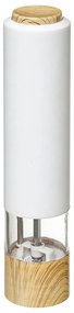 Elektrický mlynček na korenie Modern White, 22,5 cm
