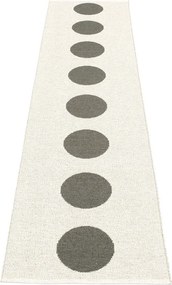 Tmavosivý vnútorný a vonkajší behúň 70x300 cm Vera Charcoal – Pappelina