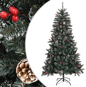 Umelý vianočný stromček s podstavcom zelený 180 cm PVC 345180