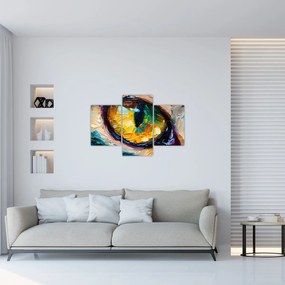 Obraz - Maľba mačacieho oka (90x60 cm)