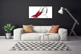 Obraz Canvas Chilli lyžica kuchyňa 120x60 cm