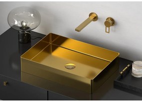 Antikoro umývadlo v zlatej farbe 50x35 cm Aurum – Sapho