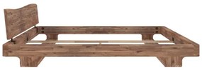 furniture-nabytek.cz - Masívna posteľ Sendai z brúseného akátu, lakovaná, prírodná – 140x200 cm
